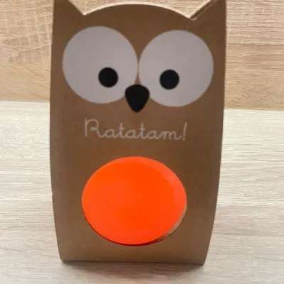 Balle rebondissante phosphorescent 6 cm